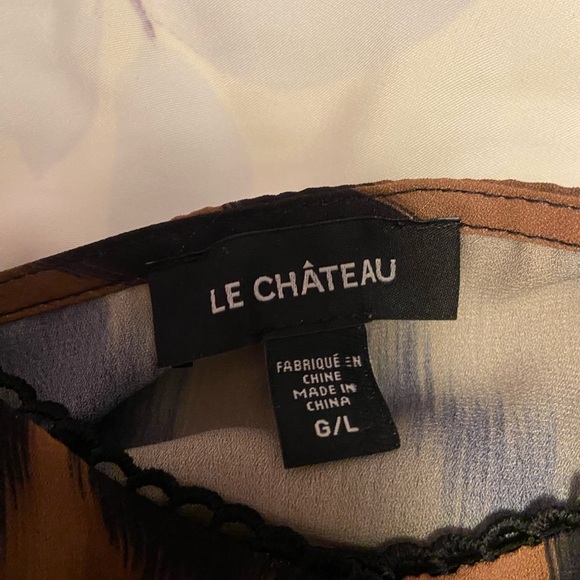 Le Chateau Cheetah Print Top - Picture 3 of 4